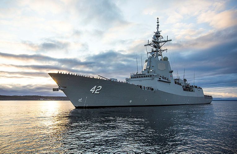 Third and Final Air Warfare Destroyer HMAS Sydney V Commissioned into the Royal Australian Navy