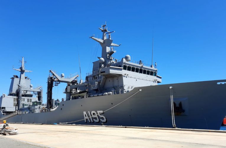 Australia’s Supply Ship Official Acceptance