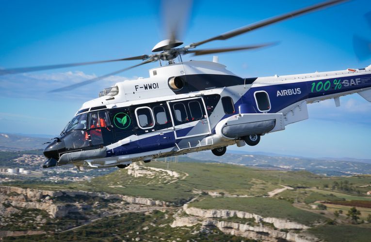 First Airbus Helicopter Flight With 100% Sustainable Aviation Fuel