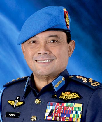 General Tan Sri Ackbal Abdul Samad, Chief of Air Force, Malaysia