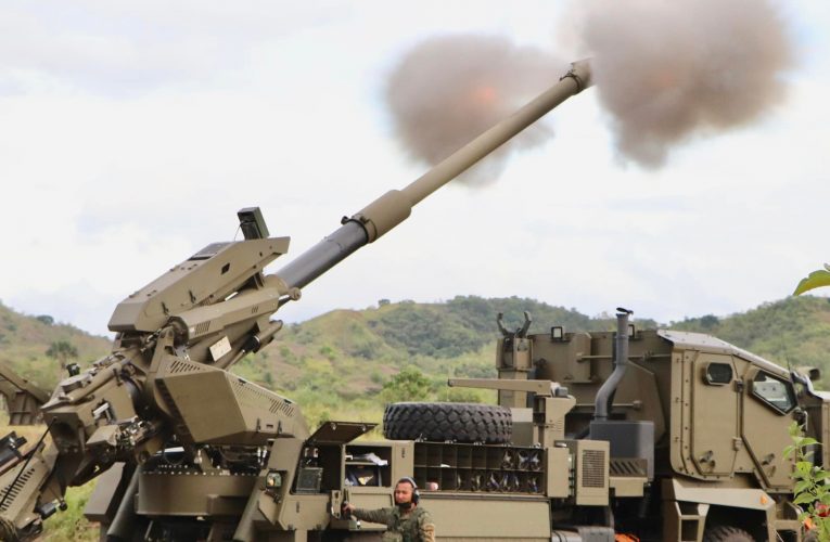 Philippine Army Live Fire Exercise of ATMOS 2000 SPH