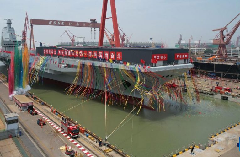 China Launch First Indigenously Built Modern Aircraft Carrier Fujian