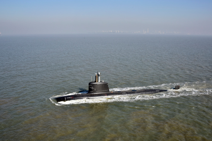 India Receives Fifth Scorpene Submarine