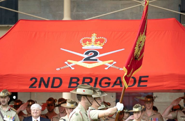 Australian Army Health Brigade Formed Up