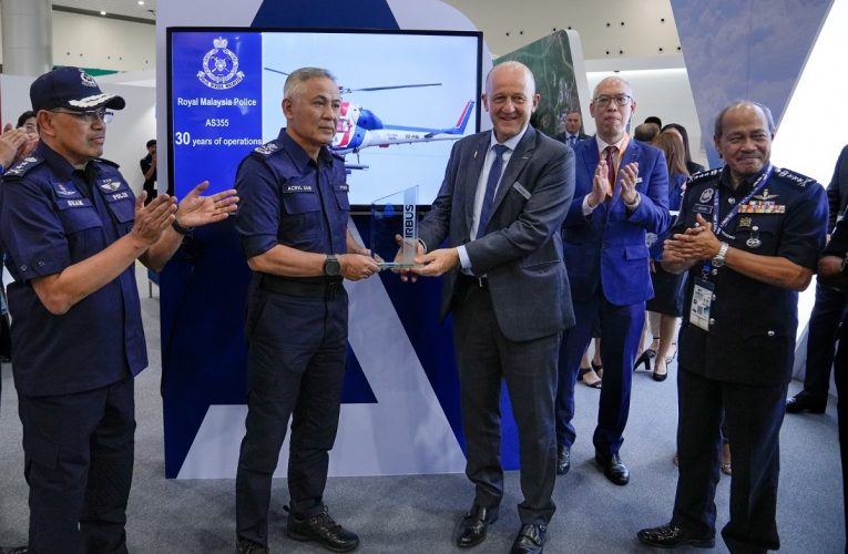 Airbus and Royal Malaysia Police Celebrate 30 years of AS355 Operations