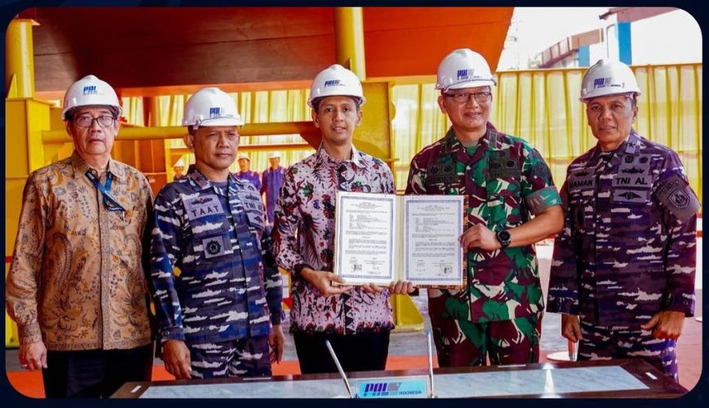Keel Laying Ceremony for The First Merah Putih Frigate for the ...
