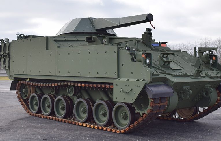 First-in-its-kind Armoured Multi-Purpose Vehicle (AMPV) Turreted Mortar 