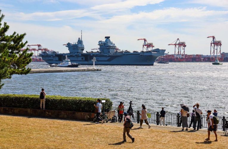 HMS Prince Of Wales Begins Next Phase Of Highmast