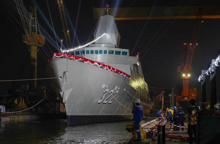 Indonesia Launches First Merah Putih Frigate 