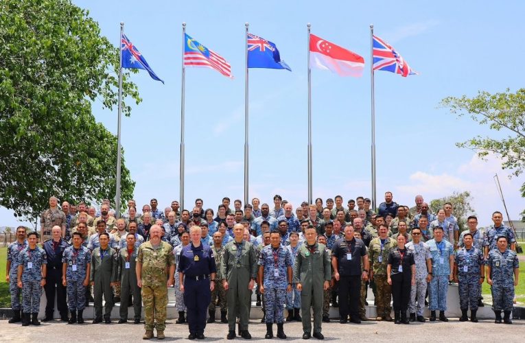 Five Power Exercise Bersama Shield Underway