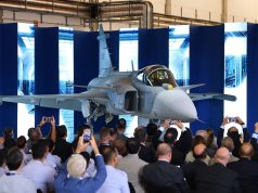 Saab, Embraer Unveil First Brazilian-Produced Gripen E