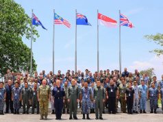 Five Power Exercise Bersama Shield Underway