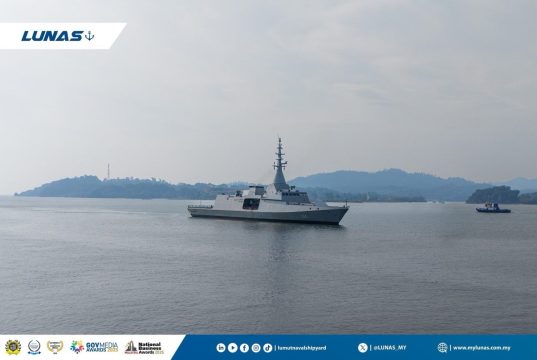 First Malaysian LCS Begins Sea Trials