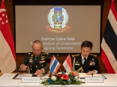 Singapore, Thailand Renew Cobra Gold Commitment