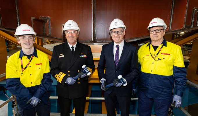 BAE Systems Australia Lays Keel Of First Hunter-Class Frigate