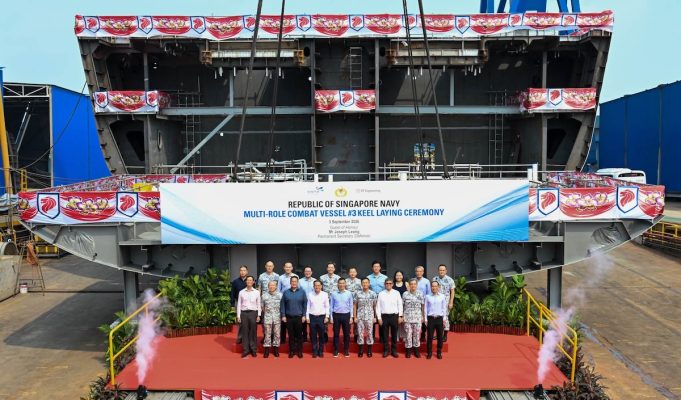 Keel For Third Singapore MRCV Laid