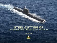 Singapore Cuts Steel For Fifth, Sixth Invincible Submarines