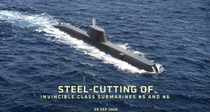 Singapore Cuts Steel For Fifth, Sixth Invincible Submarines