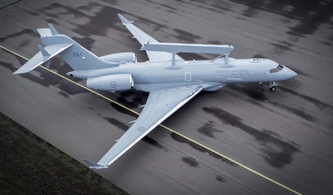 Saab Unveils First Globaleye AEW&C Aircraft For Sweden
